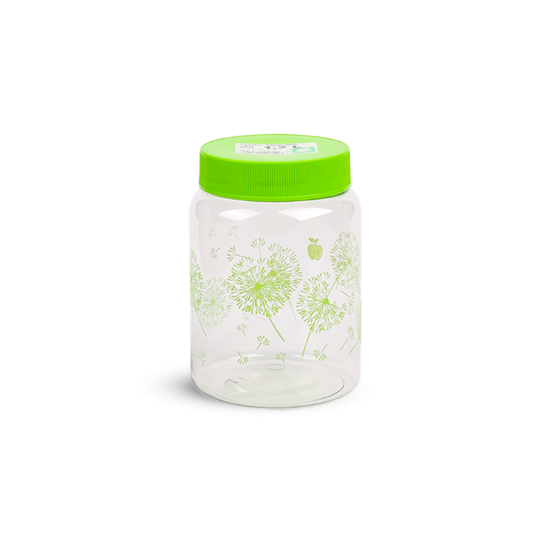 Airtight Transparent Decorative Screw on-lid Jar 1.2L - Image 7