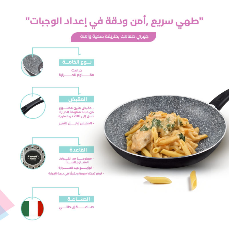 Non-Stick Granite Frying Pan - Image 9