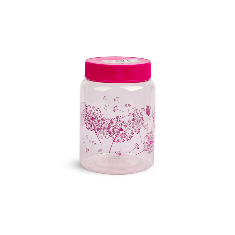 Airtight Transparent Decorative Screw on-lid Jar 1.2L - Image 8