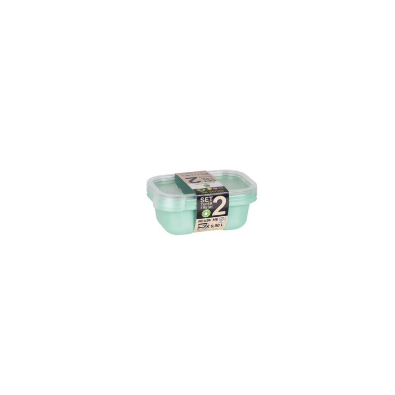 ⁦2-Piece Food Containers Set 0.5L⁩ - الصورة ⁦4⁩