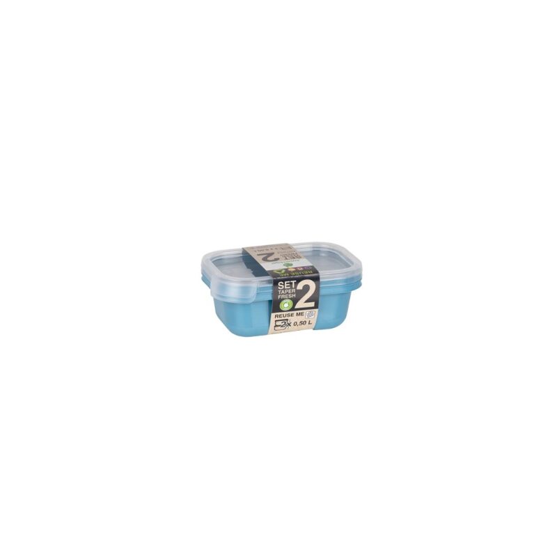 ⁦2-Piece Food Containers Set 0.5L⁩ - الصورة ⁦2⁩
