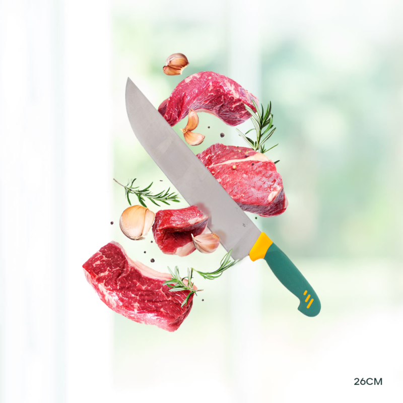 ⁦Professional Butcher Knife 26 cm - Ultra-Sharp Stainless-Steel Blade⁩ - الصورة ⁦5⁩
