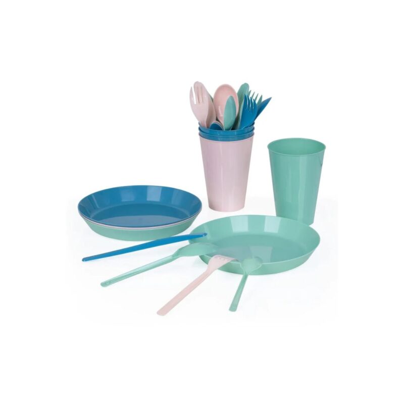 Reusable Outdoor Dining 24-Piece Picnic Cutlery Set