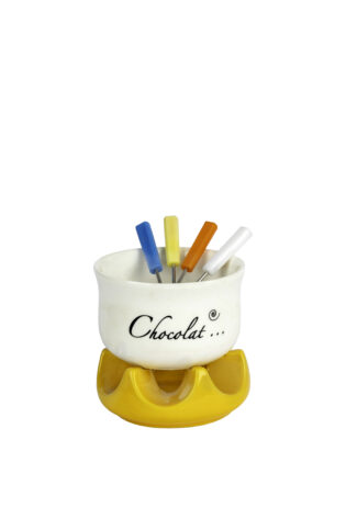 Yellow Fondue Set