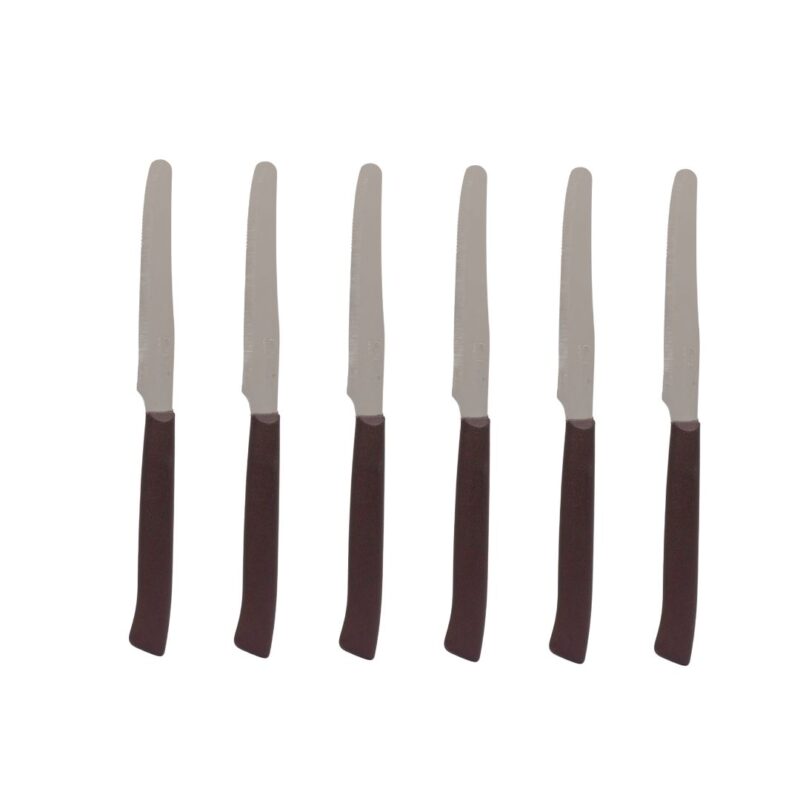 ⁦Half-Serrated Table & Steak Knife Set 6-Pieces 11cm⁩ - الصورة ⁦7⁩