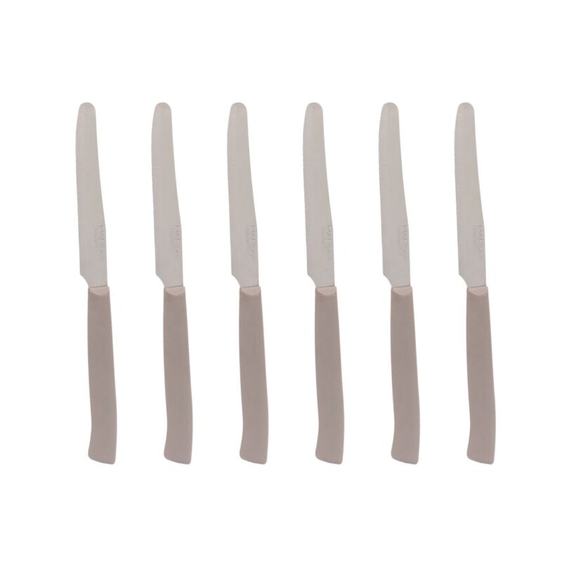 ⁦Half-Serrated Table & Steak Knife Set 6-Pieces 11cm⁩ - الصورة ⁦9⁩