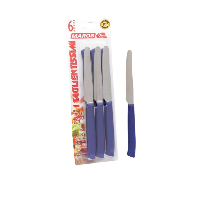 ⁦Half-Serrated Table & Steak Knife Set 6-Pieces 11cm⁩ - الصورة ⁦10⁩