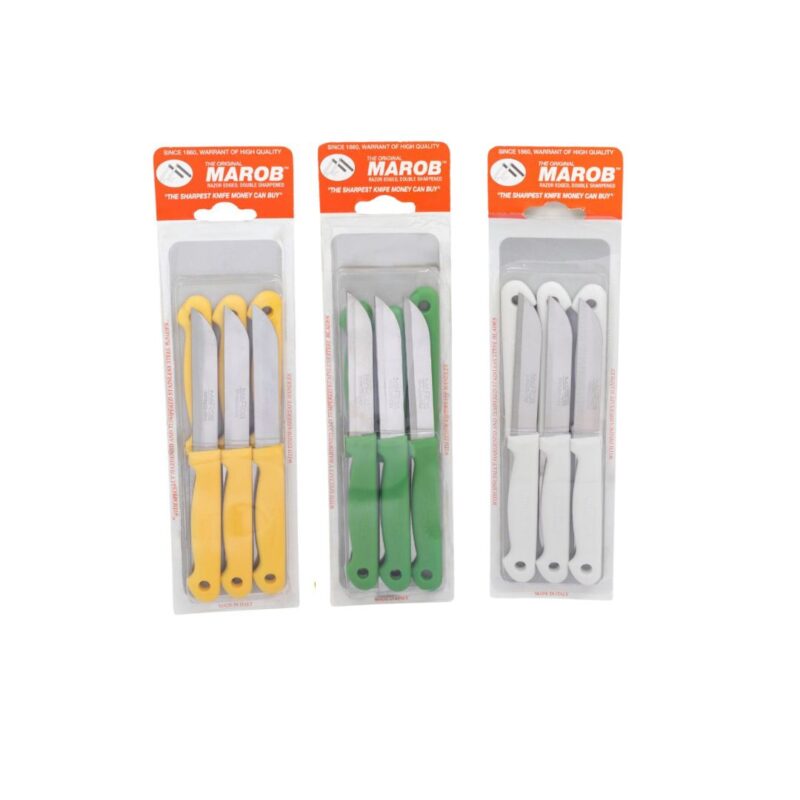 Set of Utility Knife 6-Pieces 8.5 cm Plain Blade