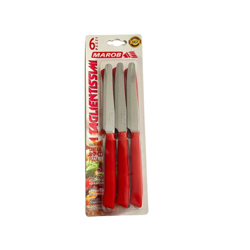 ⁦Half-Serrated Table & Steak Knife Set 6-Pieces 11cm⁩ - الصورة ⁦14⁩