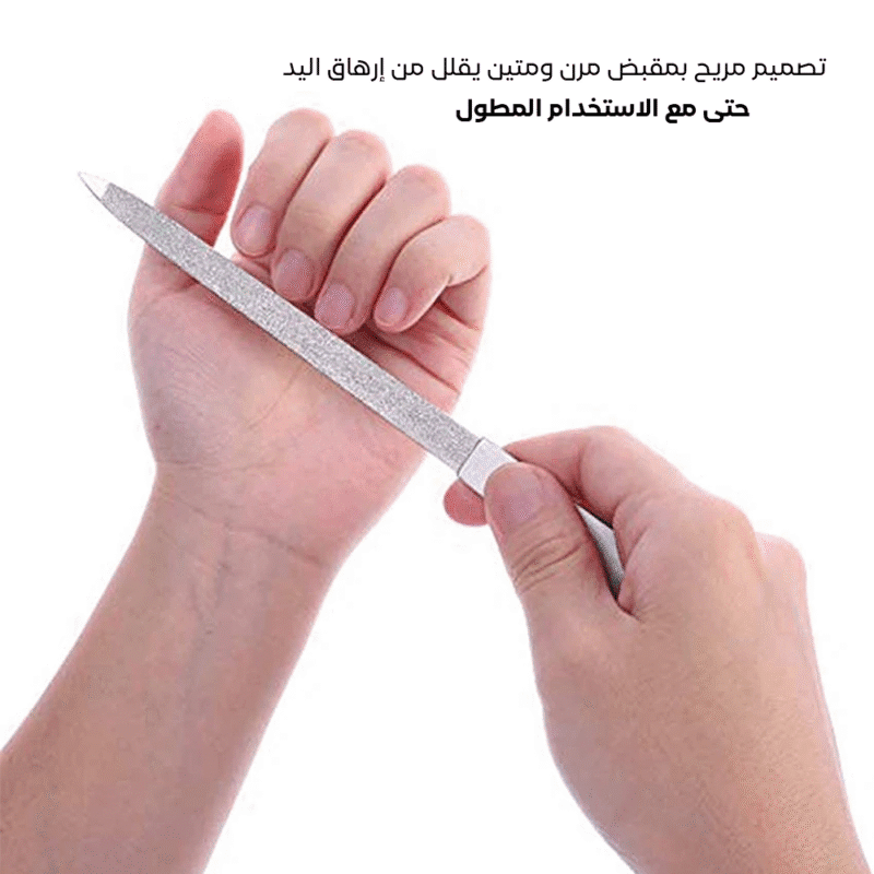 ⁦stainless steel nail file Different sizes⁩ - الصورة ⁦5⁩