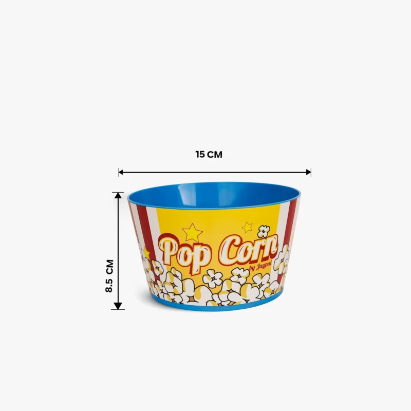 1L plastic blue popcorn bowl size details