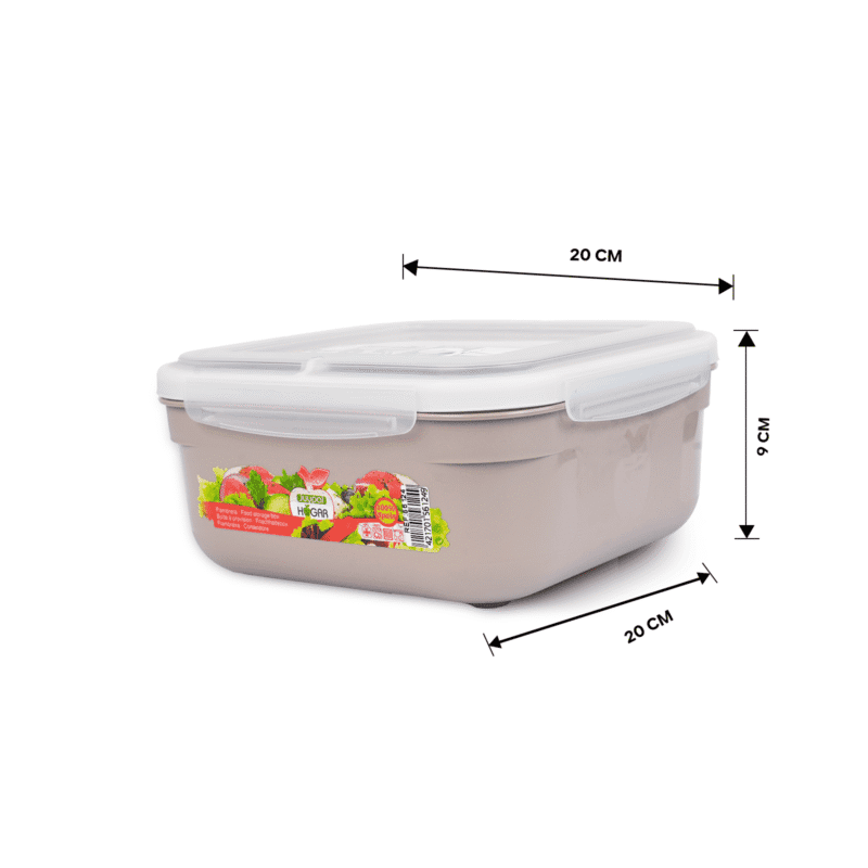 Lunch box with clip lock Spanish made and BPA free - Image 95