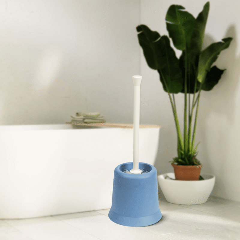 toilet brush with holder Made of environmentally friendly polypropylene - Image 2