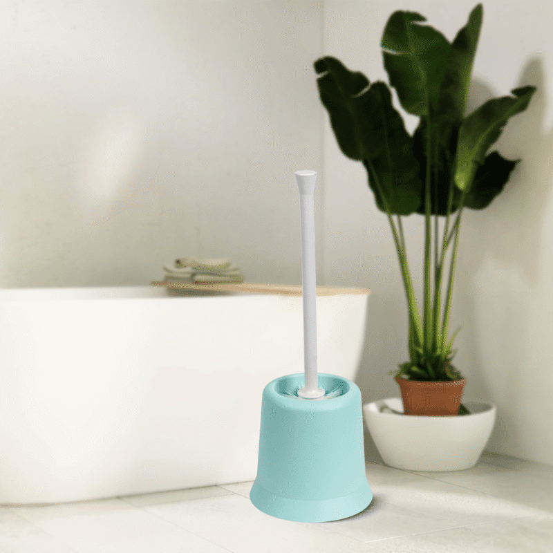 toilet brush with holder Made of environmentally friendly polypropylene - Image 16