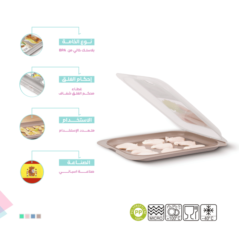 Deli meat storage container with lid for fridge - Image 16