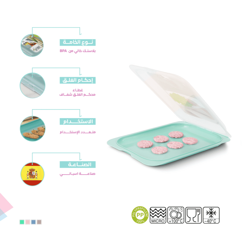 Deli meat storage container with lid for fridge - Image 8