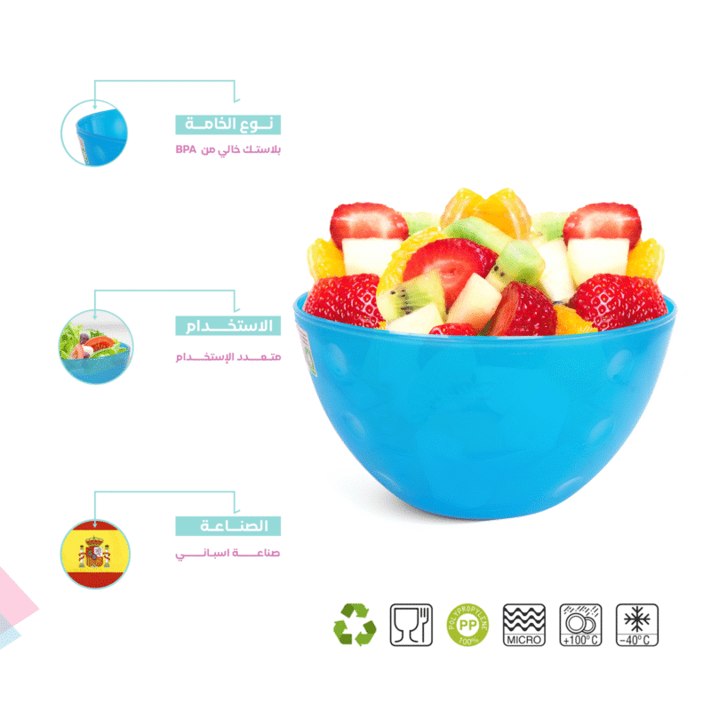 ⁦transparent bowl in different colors and sizes⁩ - الصورة ⁦32⁩