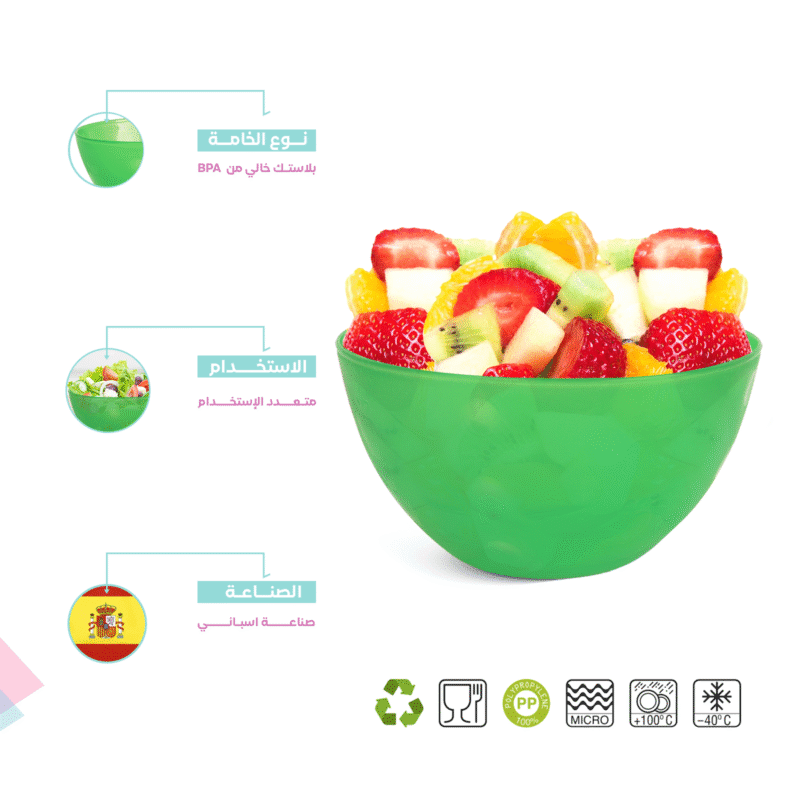 ⁦transparent bowl in different colors and sizes⁩ - الصورة ⁦20⁩