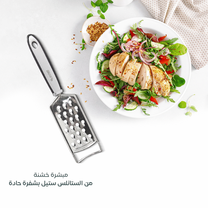 ⁦coarse grater with Double-Sided Silicone Handle⁩ - الصورة ⁦5⁩