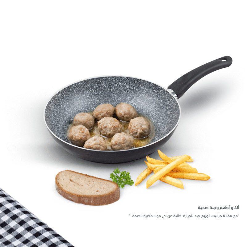 ⁦nonstick granite frying pan Different sizes⁩ - الصورة ⁦17⁩