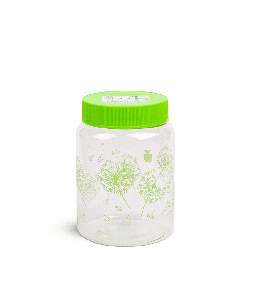 plastic jar for kitchen storage