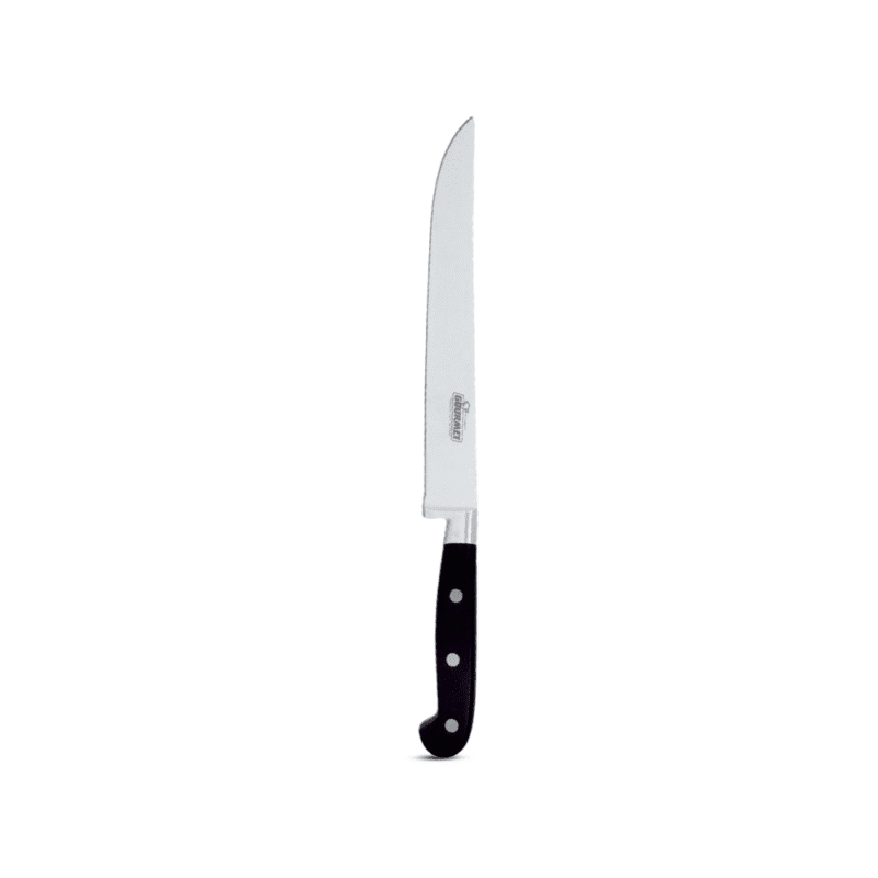 Slicing knife with black handle Size 22 CM