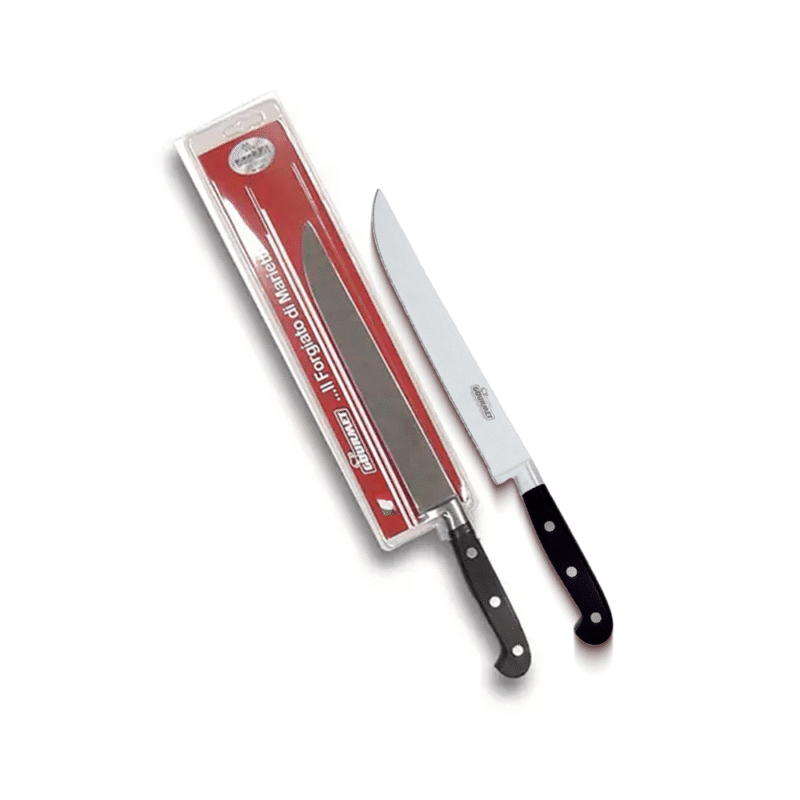 Slicing knife with black handle Size 22 CM - Image 5