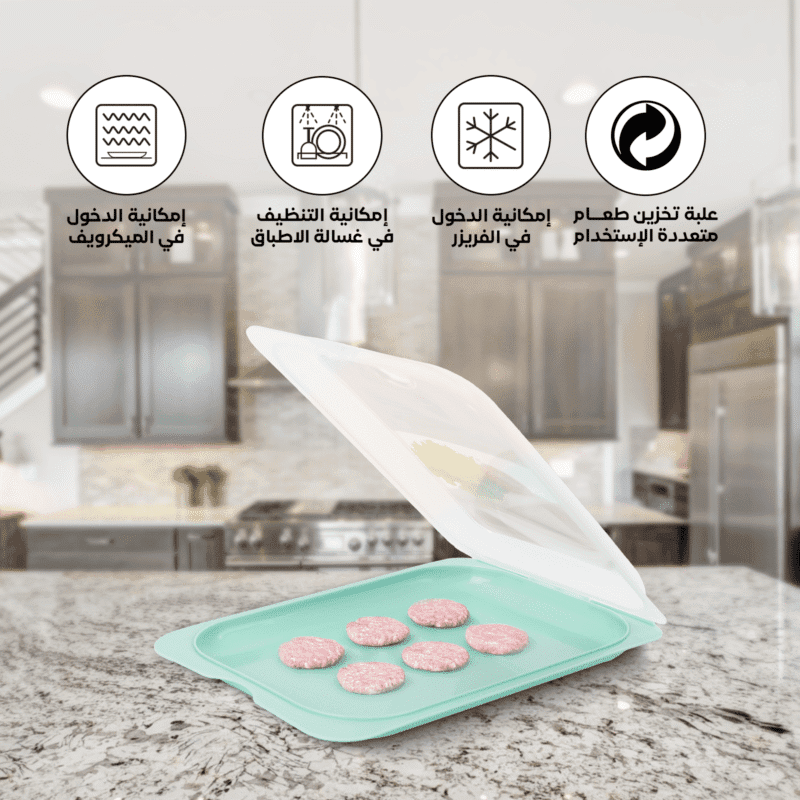 Deli meat storage container with lid for fridge - Image 12