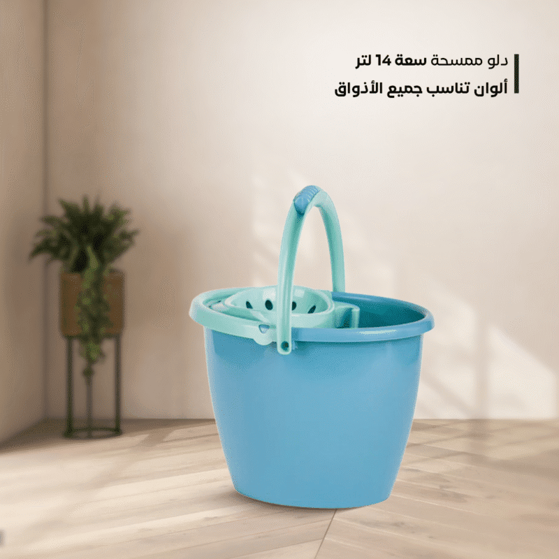 ⁦mob bucket with wringer 14L Made of Spanish eco-friendly plastic⁩ - الصورة ⁦3⁩