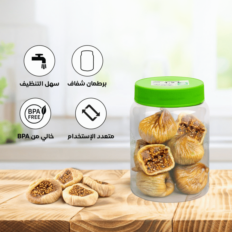 transparent jar with lid Withstands different temperatures - Image 8