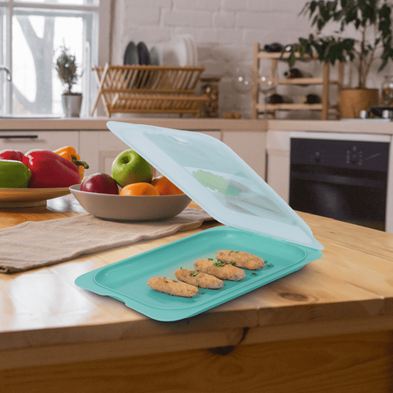 Deli meat storage container with lid for fridge - Image 13