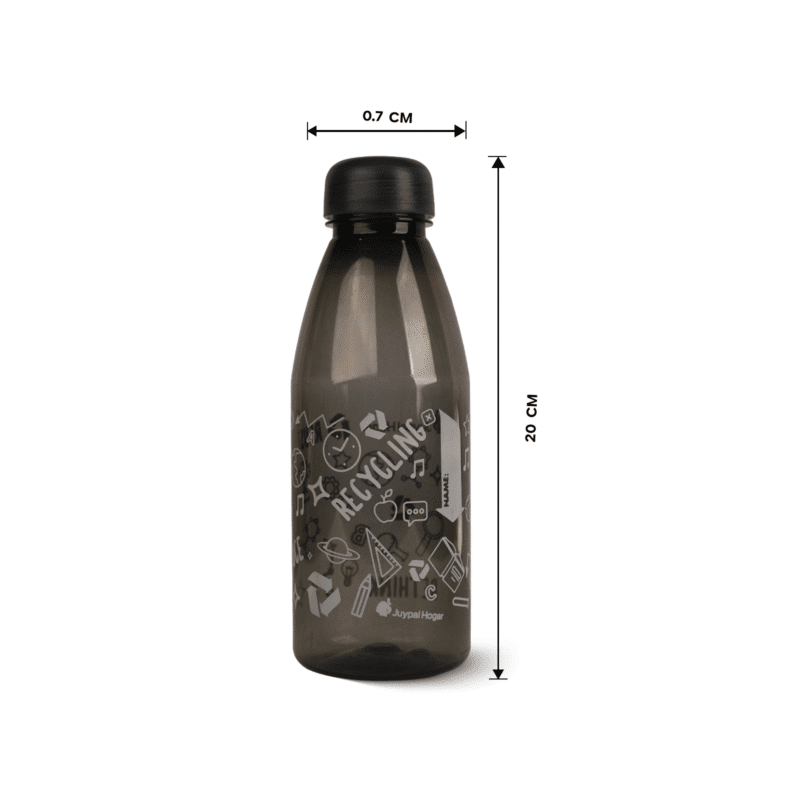 ⁦decorated multi use water bottle 0.55 L available with different colors and decore⁩ - الصورة ⁦13⁩