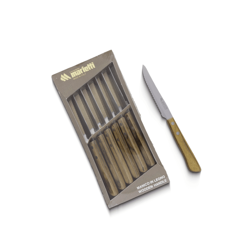 Steak knives wooden handle Size11.5 CM
