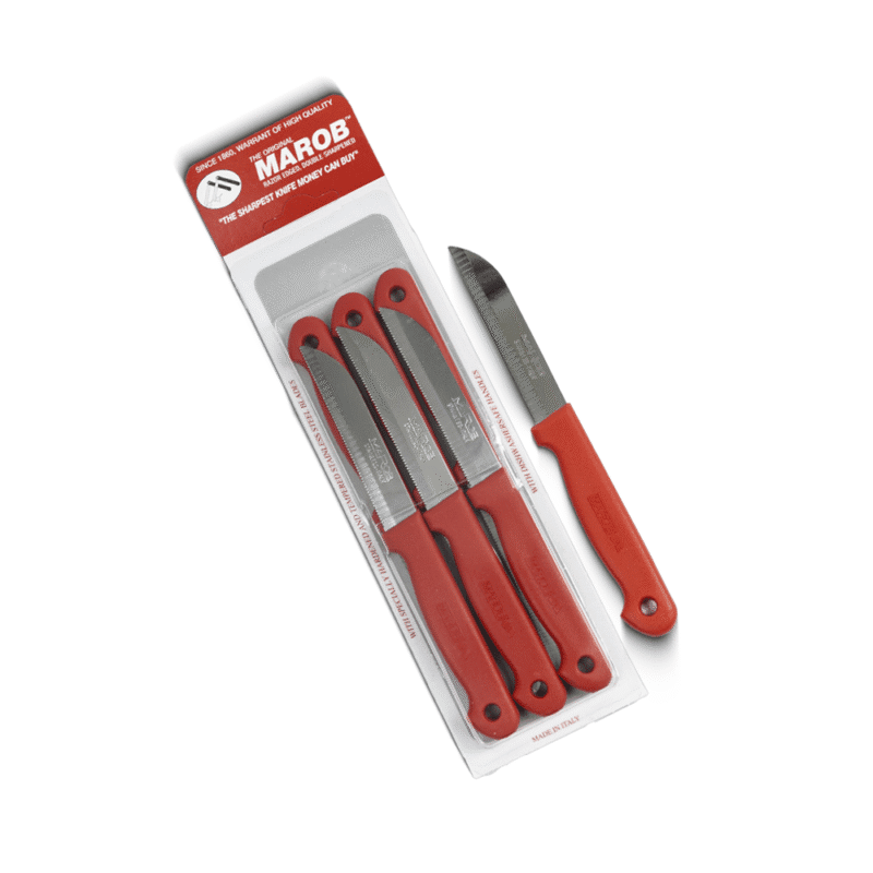 Set of 6 serrated steak knives Size 8.5 CM