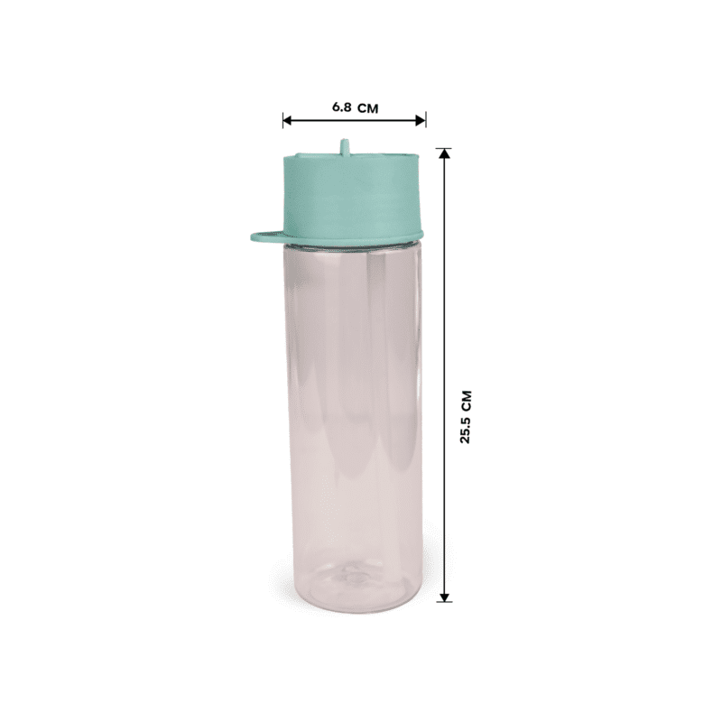 bottle with straw and lid 600 ML available in different colors - Image 5