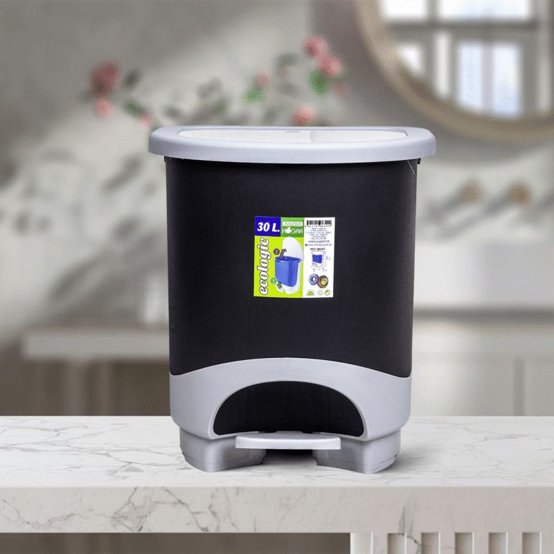 ⁦plastic trash bin with pedal Made of strong and elegant Spanish plastic⁩ - الصورة ⁦79⁩