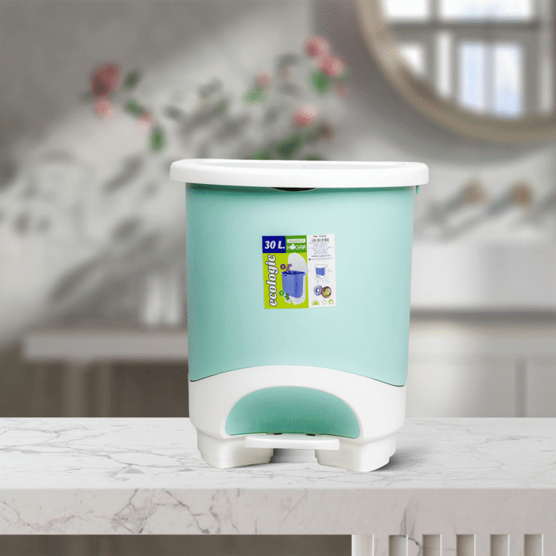 ⁦plastic trash bin with pedal Made of strong and elegant Spanish plastic⁩ - الصورة ⁦37⁩