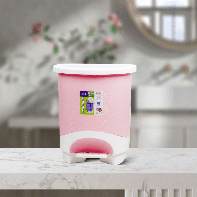 ⁦plastic trash bin with pedal Made of strong and elegant Spanish plastic⁩ - الصورة ⁦49⁩