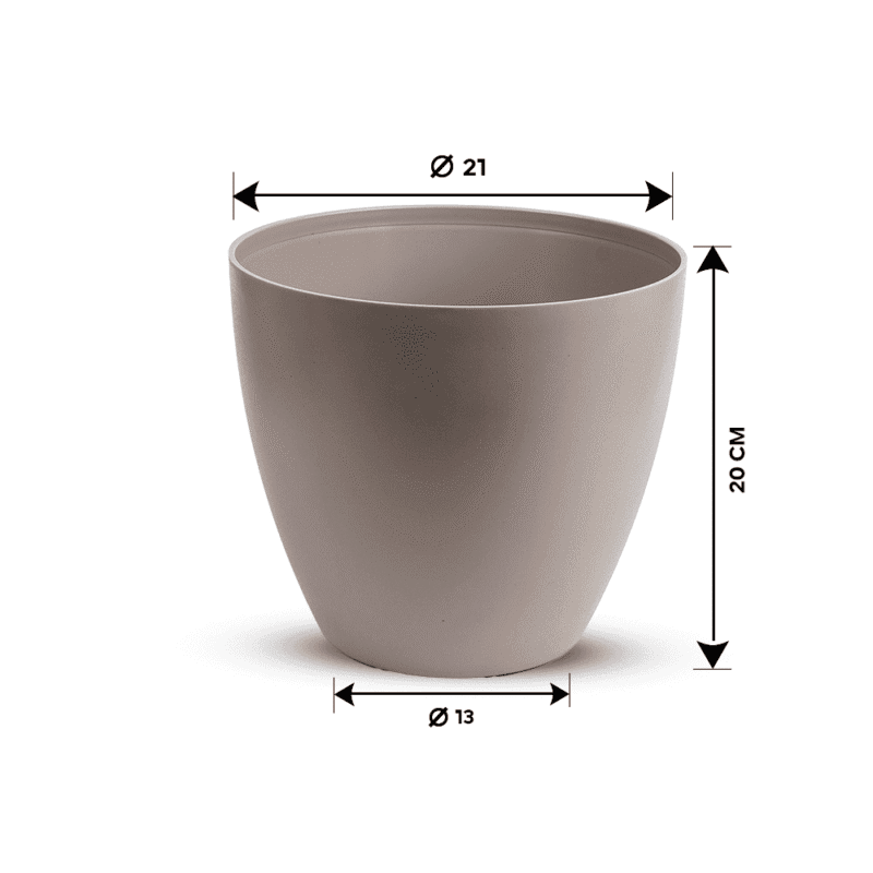 ⁦venezia round flower pot design Resistant to weather and heat fluctuations⁩ - الصورة ⁦7⁩