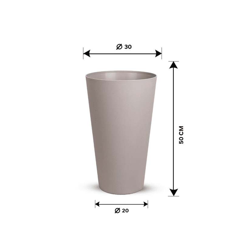 venezia conical flower pot design Made of high quality Spanish plastic - Image 2