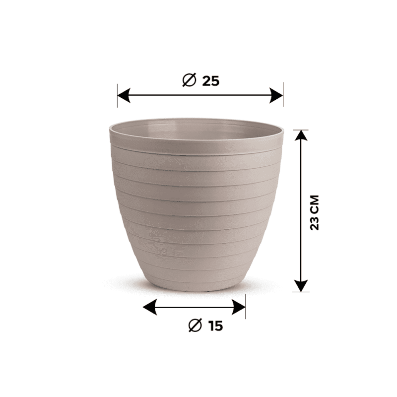 ⁦round flower pot design Suitable for use at different temperatures.⁩ - الصورة ⁦7⁩