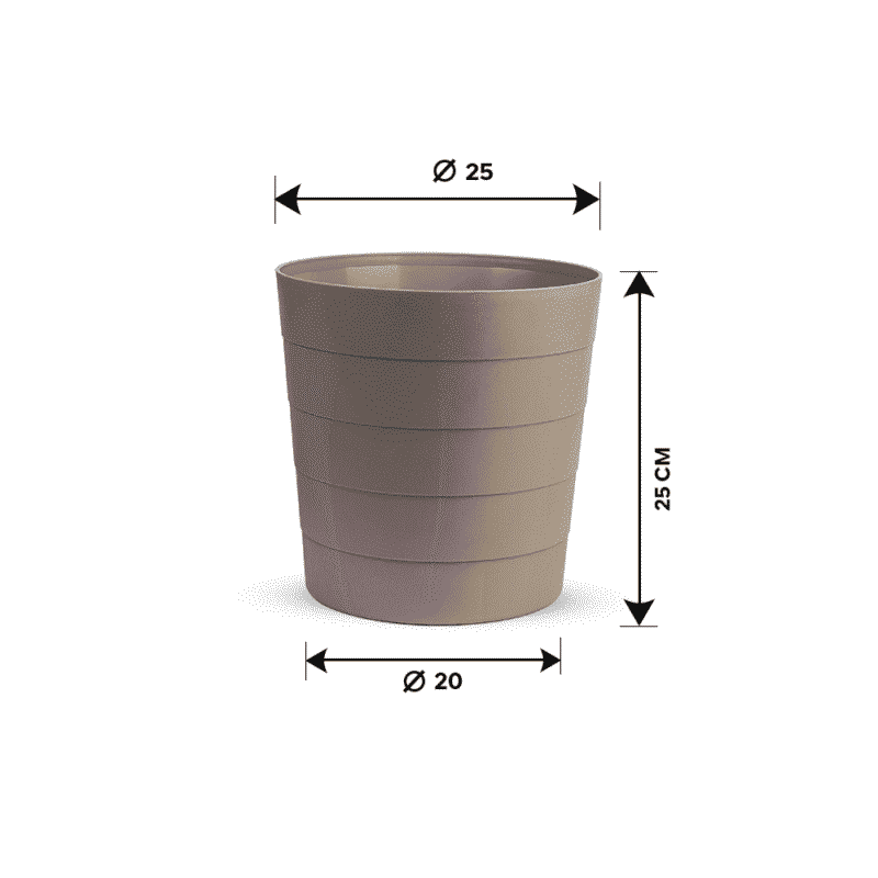 ⁦conical flower pot design Safe with all temperatures.⁩ - الصورة ⁦4⁩