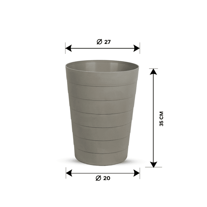 ⁦conical flower pot design Safe with all temperatures.⁩ - الصورة ⁦3⁩