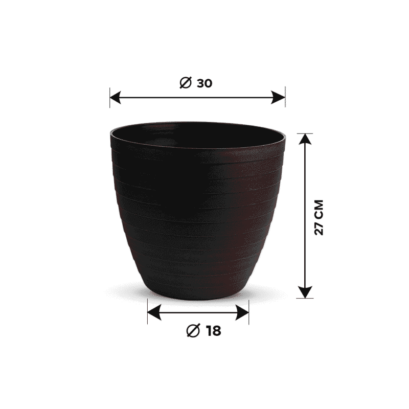 ⁦round flower pot design Suitable for use at different temperatures.⁩ - الصورة ⁦4⁩