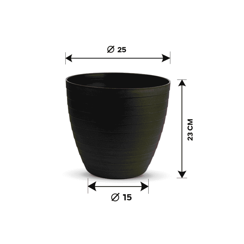 ⁦round flower pot design Suitable for use at different temperatures.⁩ - الصورة ⁦10⁩