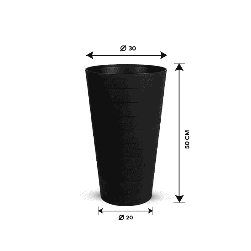 ⁦conical flower pot design Safe with all temperatures.⁩ - الصورة ⁦7⁩