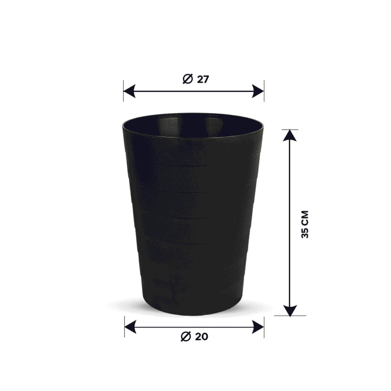 ⁦conical flower pot design Safe with all temperatures.⁩ - الصورة ⁦8⁩