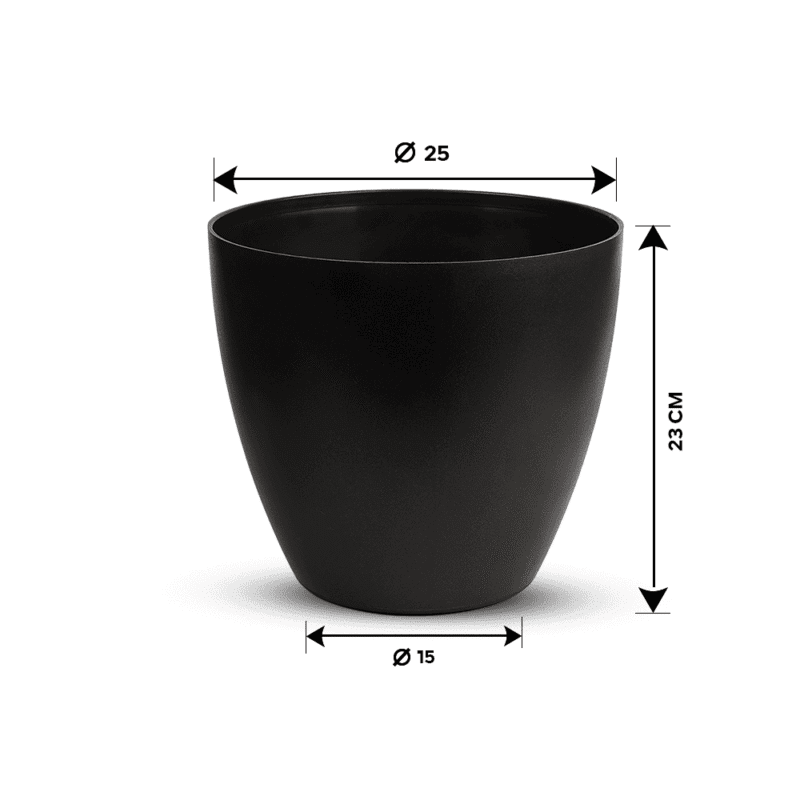 ⁦venezia round flower pot design Resistant to weather and heat fluctuations⁩ - الصورة ⁦4⁩