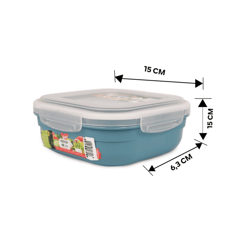 Lunch box with clip lock Spanish made and BPA free - Image 4