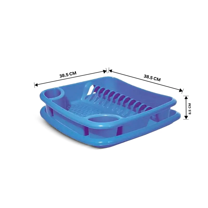 blue plastic cutlery tray for kitchen drawer size details